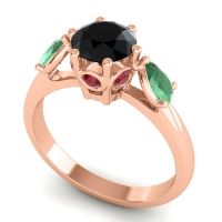 Three Stone Atta Ring