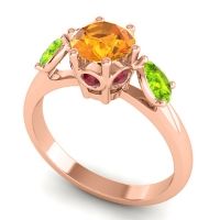Three Stone Atta Ring
