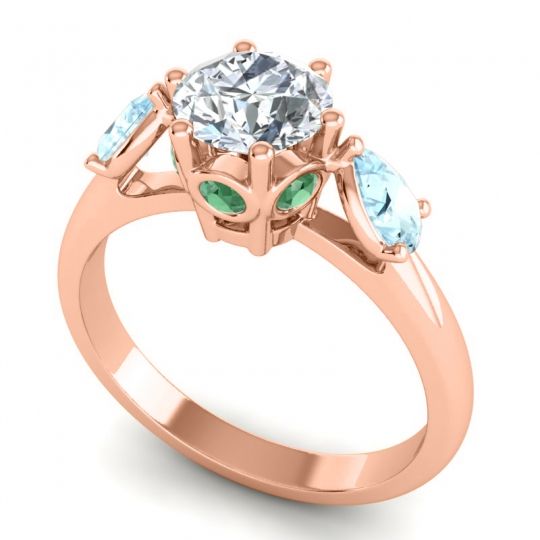 Three Stone Atta Ring