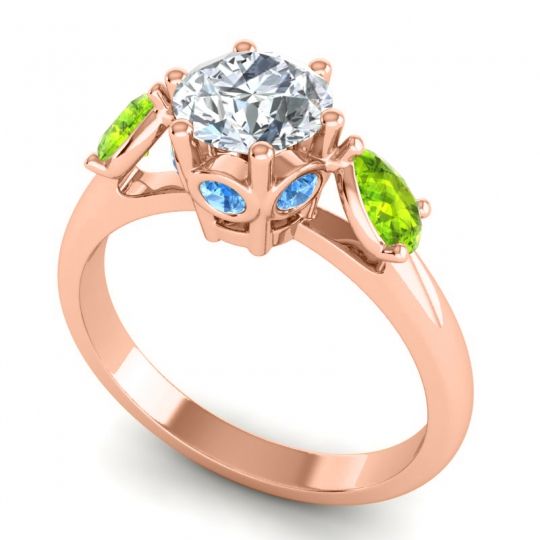 Three Stone Atta Ring