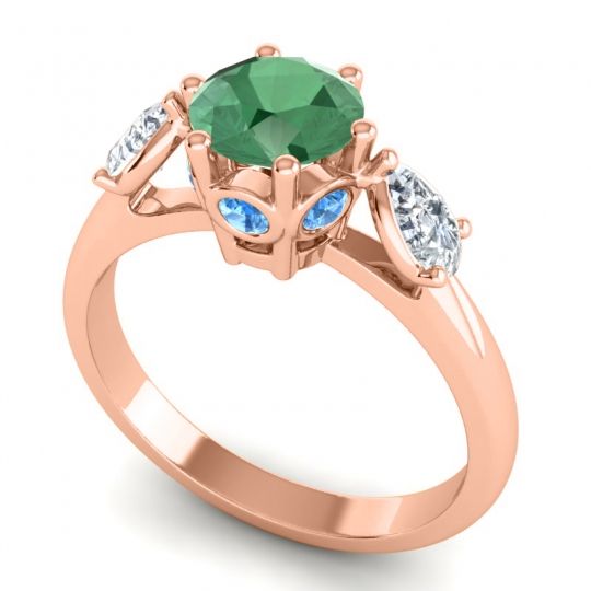 Three Stone Atta Ring