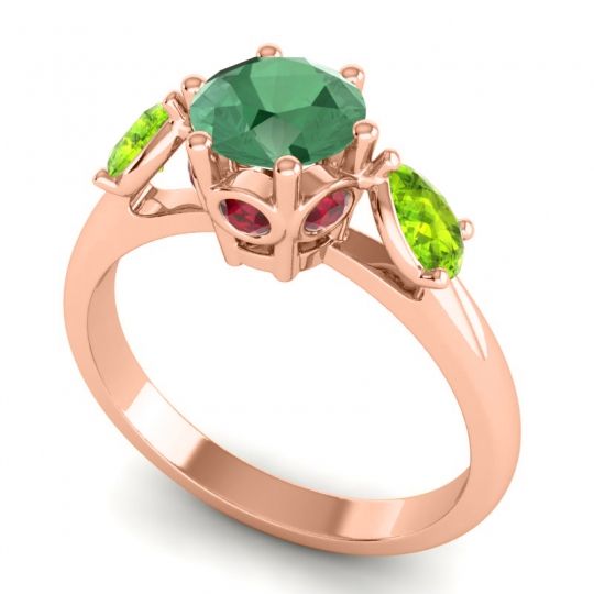 Three Stone Atta Ring