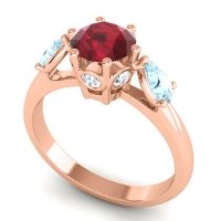 Three Stone Atta Ring