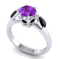 Three Stone Atta Ring