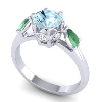 Three Stone Atta Ring