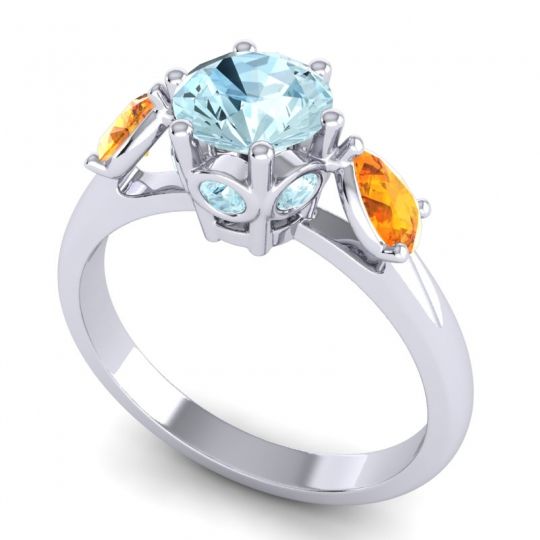 Three Stone Atta Ring