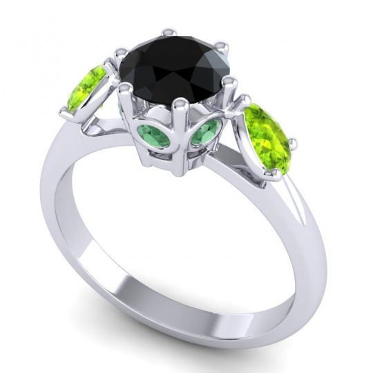 Three Stone Atta Ring