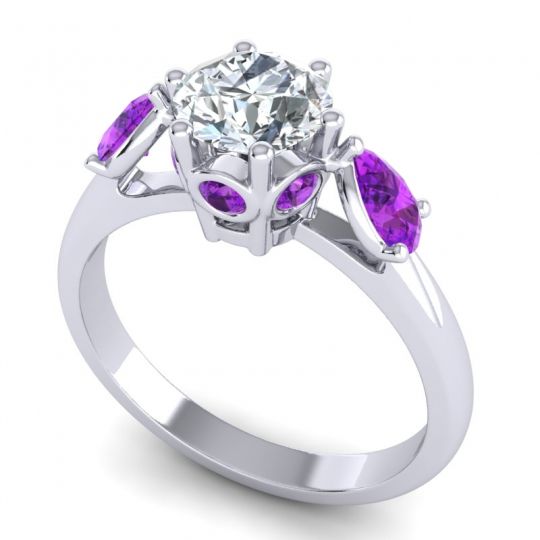 Three Stone Atta Ring