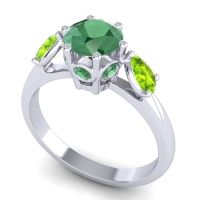Three Stone Atta Ring