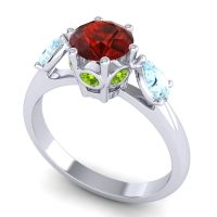 Three Stone Atta Ring
