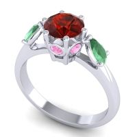 Three Stone Atta Ring