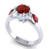 Three Stone Atta Ring