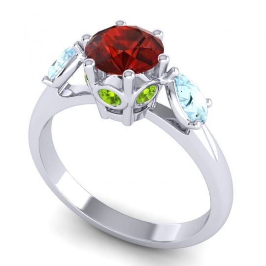 Three Stone Atta Ring