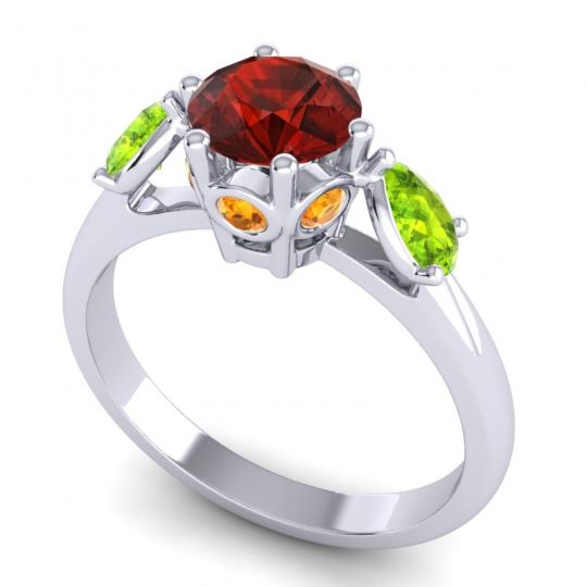 Three Stone Atta Ring