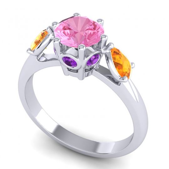 Three Stone Atta Ring