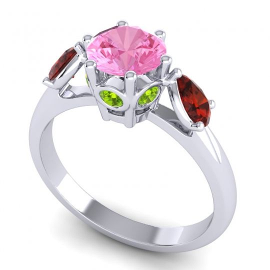 Three Stone Atta Ring