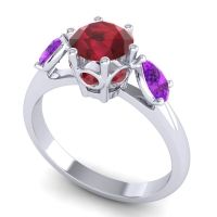 Three Stone Atta Ring