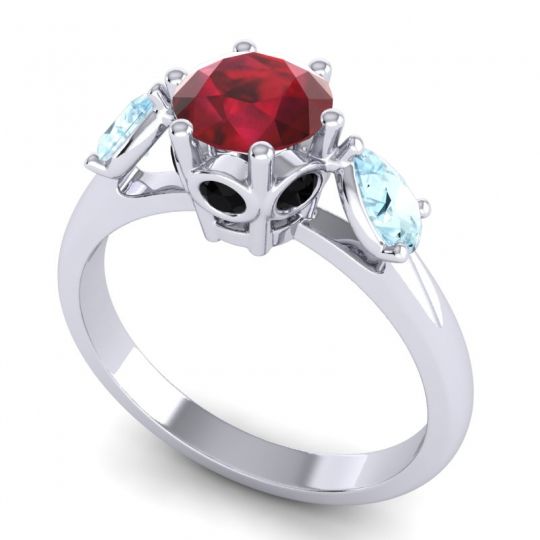 Three Stone Atta Ring