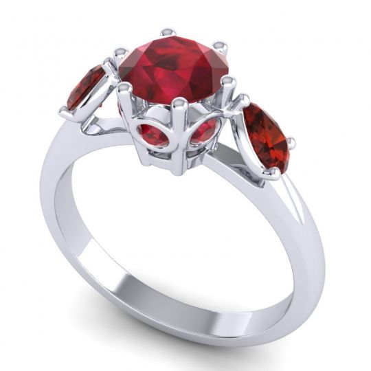 Three Stone Atta Ring