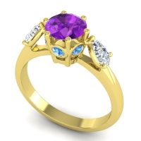 Three Stone Atta Ring