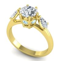 Three Stone Atta Ring