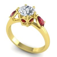 Three Stone Atta Ring