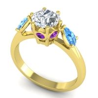 Three Stone Atta Ring