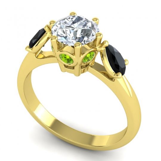 Three Stone Atta Ring