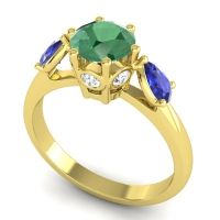 Three Stone Atta Ring