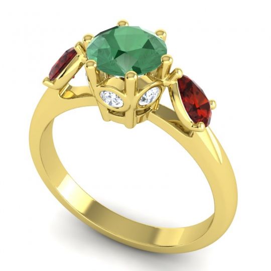 Three Stone Atta Ring