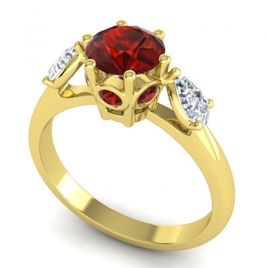 Three Stone Atta Ring