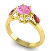 Three Stone Atta Ring