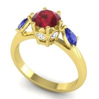 Three Stone Atta Ring