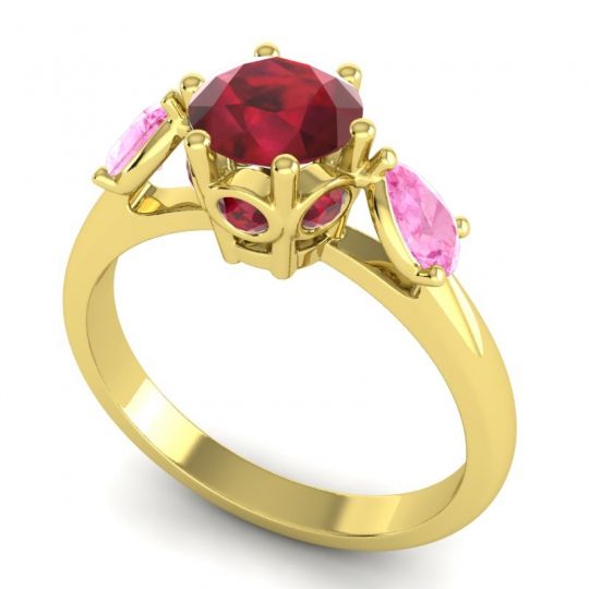 Three Stone Atta Ring