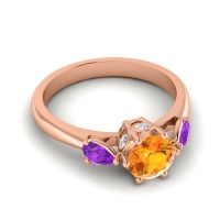 Three Stone Atta Ring