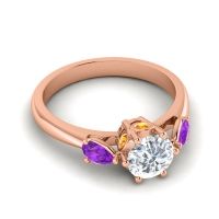 Three Stone Atta Ring