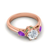 Three Stone Atta Ring