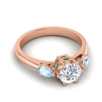 Three Stone Atta Ring