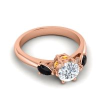 Three Stone Atta Ring