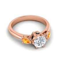 Three Stone Atta Ring