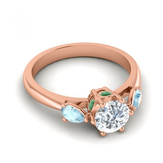Three Stone Atta Ring