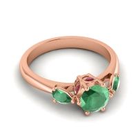 Three Stone Atta Ring