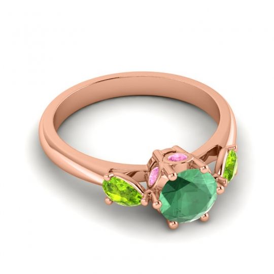 Three Stone Atta Ring