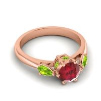 Three Stone Atta Ring