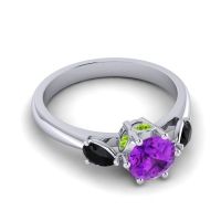 Three Stone Atta Ring