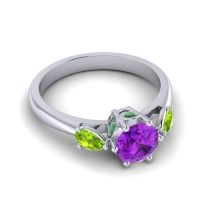 Three Stone Atta Ring