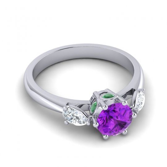 Three Stone Atta Ring
