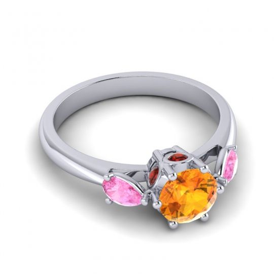 Three Stone Atta Ring