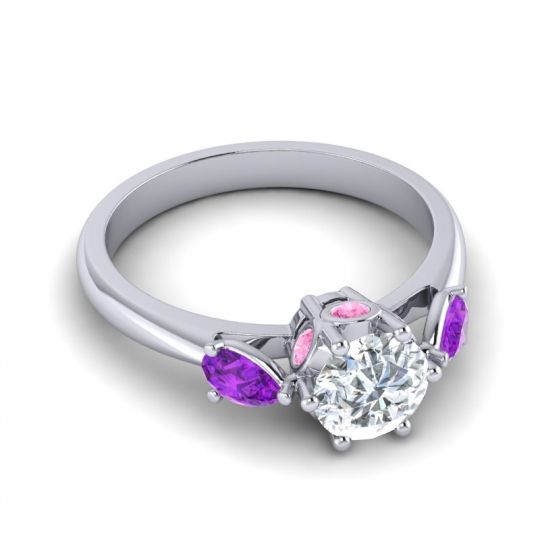 Three Stone Atta Ring