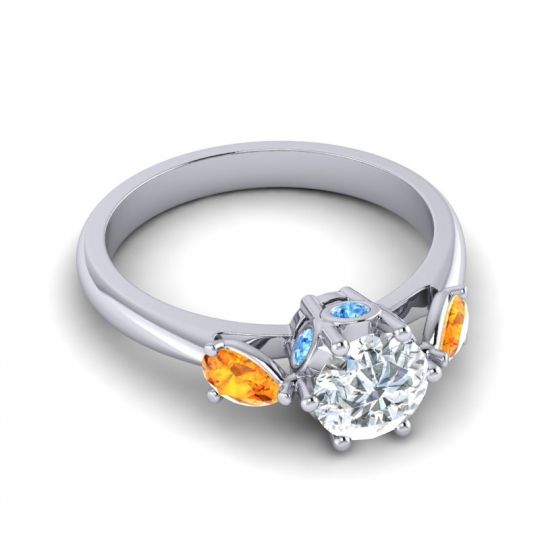 Three Stone Atta Ring